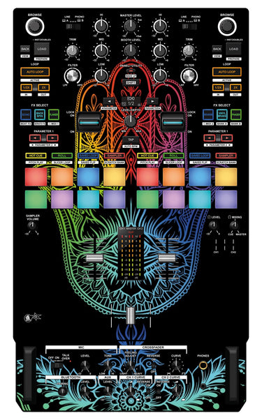 Pioneer DJ DJM S7 Skin Henna Rainbow